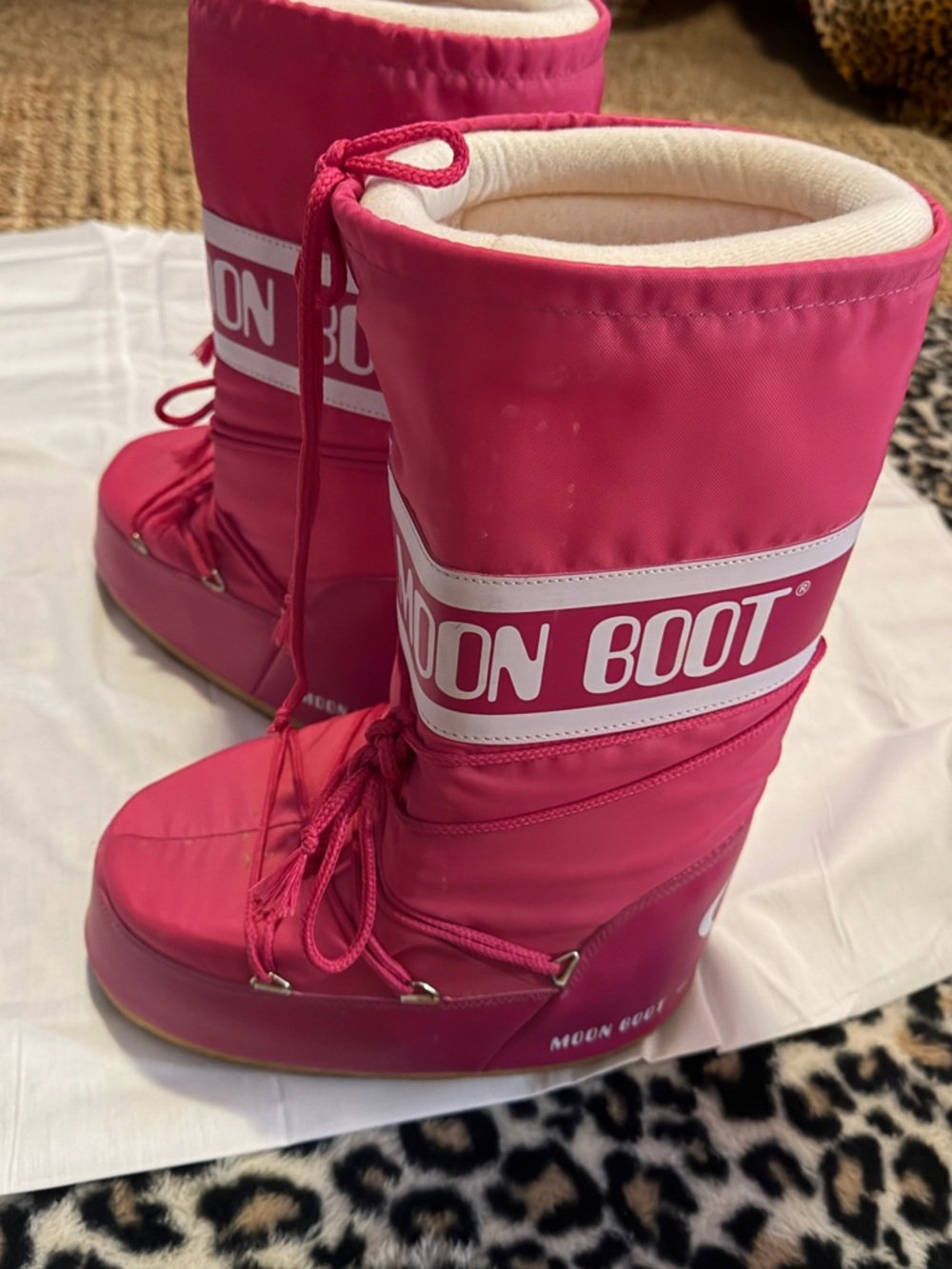 Moon Boot Hot Pink Winter Boots